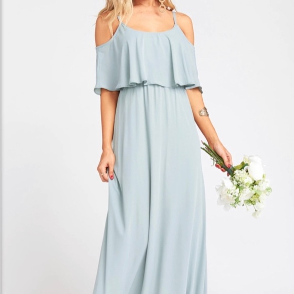 Show Me Your MuMu Dresses & Skirts - Show Me Your MuMu Caitlin Ruffle Maxi Dress NWOT